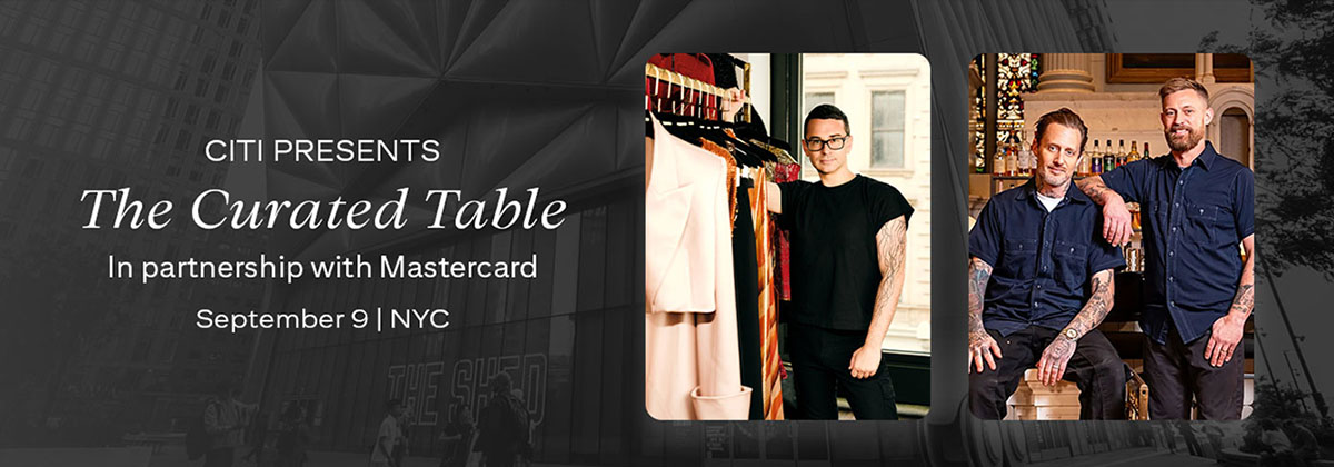 Citi Presents The Curated Table in New York