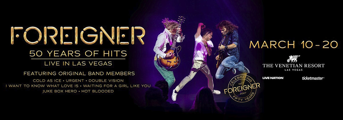 Foreigner: 50 Years of Hits - Live in Las Vegas