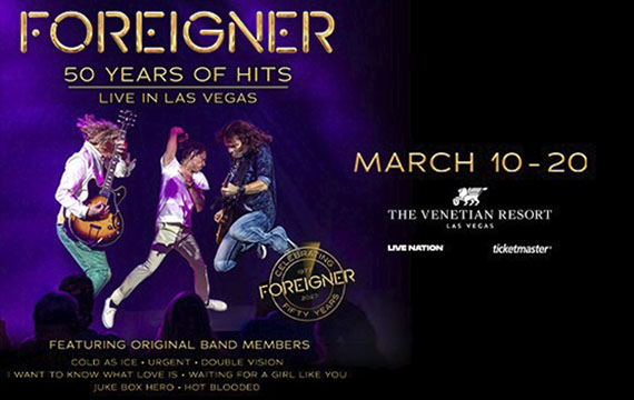 Foreigner: 50 Years of Hits - Live in Las Vegas