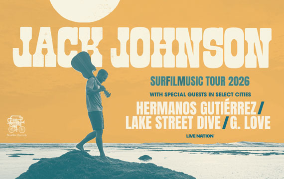 Jack Johnson: SURFILMUSIC Tour 2026