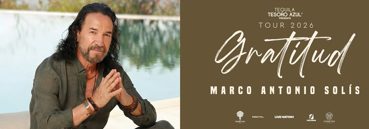 Marco Antonio Solis – Tour 2026 Gratitud